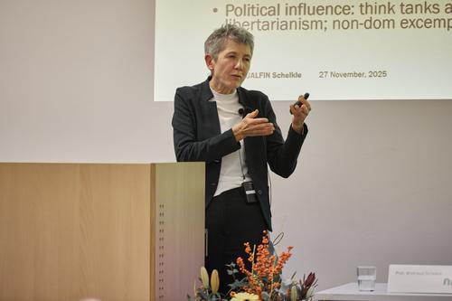 Keynote speaker, Prof. Waltraud Schelkle (European University Institute)