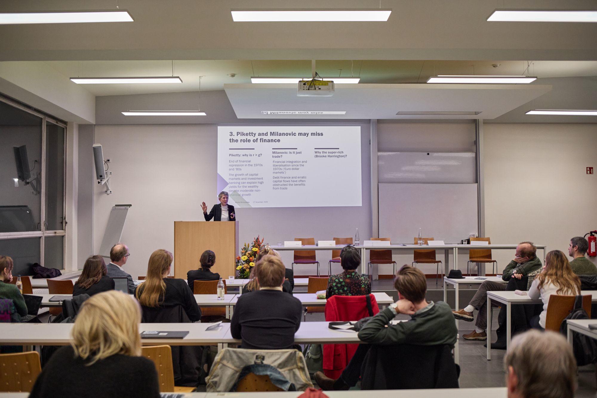 Keynote “Inequality in the 21st Century: The Neglected Role of Financial Markets” Prof. Waltraud Schelkle (European University Institute)
